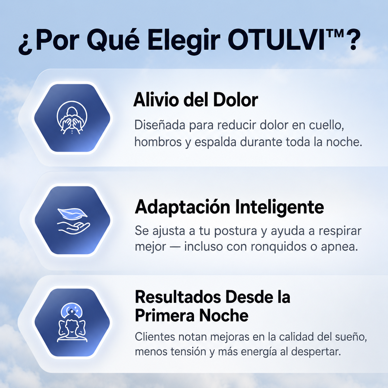 OtulviSleep™ Almohada Cervical