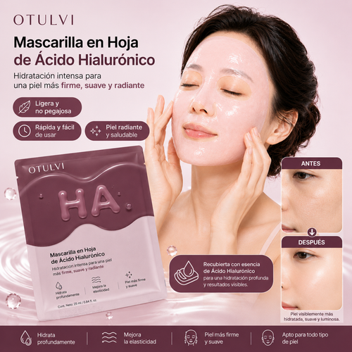 Mascarilla Facial De Ácido Hialurónico 30Gr
